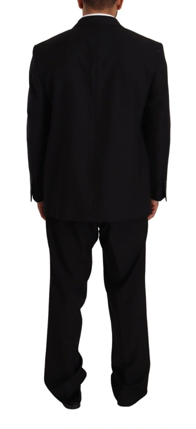 Shop Domenico Tagliente Elegant Two-piece Deconstructed Men's Suit In Black