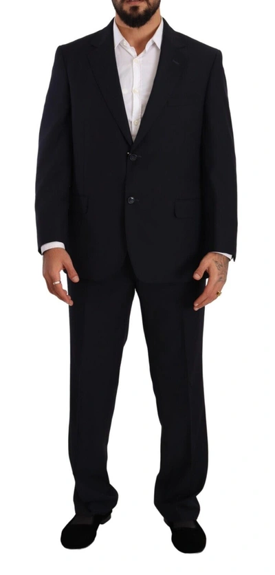 Domenico Tagliente Elegant Blue Two-piece Deconstructed Suit In Blue