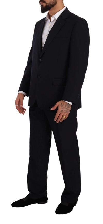 Domenico Tagliente Elegant Blue Two-piece Deconstructed Suit In Blue