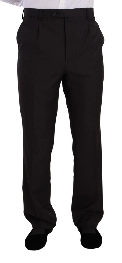 Domenico Tagliente Doico Tagliente Dark Gray Single Breasted Formal Suit In Gray