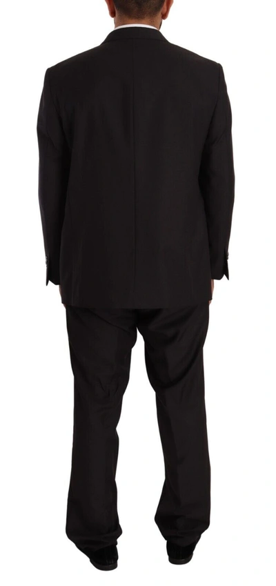 Shop Domenico Tagliente Elegant Gray Two-piece Regular Fit Men's Suit
