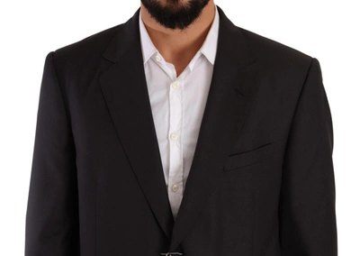 Domenico Tagliente Doico Tagliente Gray Polyester Single Breasted Formal Suit In Gray