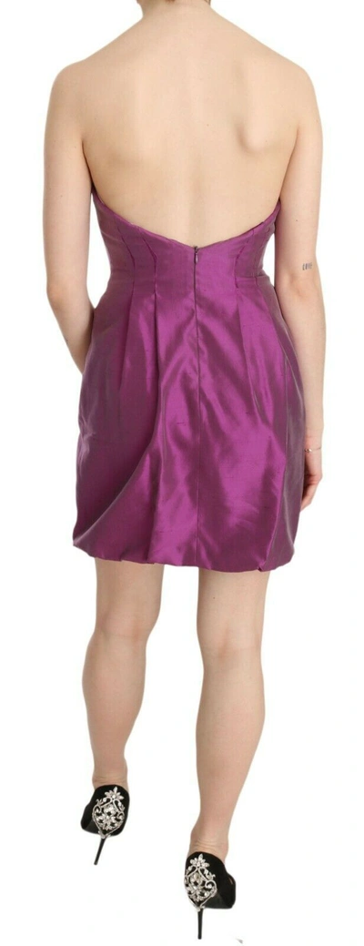 Ermanno Scervino Pink Halter Backless Midi Plain Dress In Pink