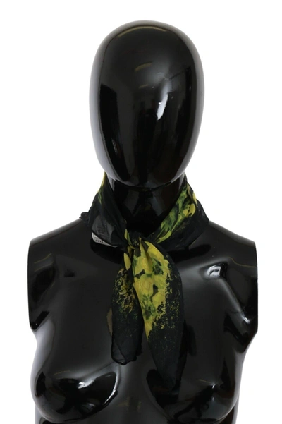 Shop Gianfranco Ferre Gf Ferre Elegant Floral Silk Women's Scarf In Black