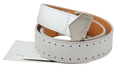 Shop Gianfranco Ferre Gf Ferre Elegant White Leather Fashion Women's Belt