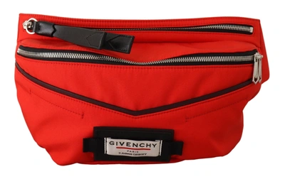 Givenchy Red Polyamide Downtown Large Bum Belt Bag In Red