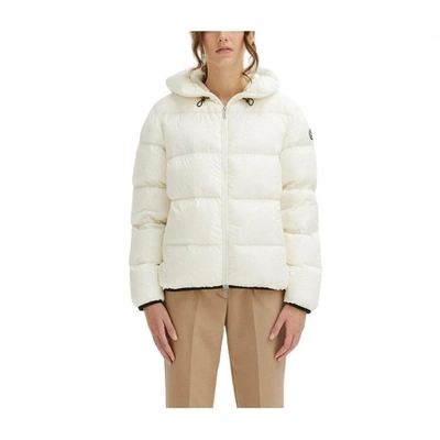 Shop Centogrammi White Nylon Jackets & Coat