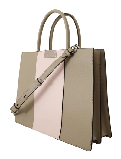 Shop Karl Lagerfeld Elegant Sage Green Tote Shoulder Women's Bag