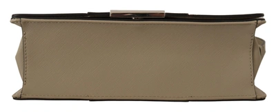 Karl Lagerfeld Chic Sage Shoulder Bag With Dual Straps In Green