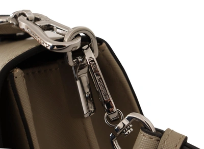 Karl Lagerfeld Chic Sage Shoulder Bag With Dual Straps In Green