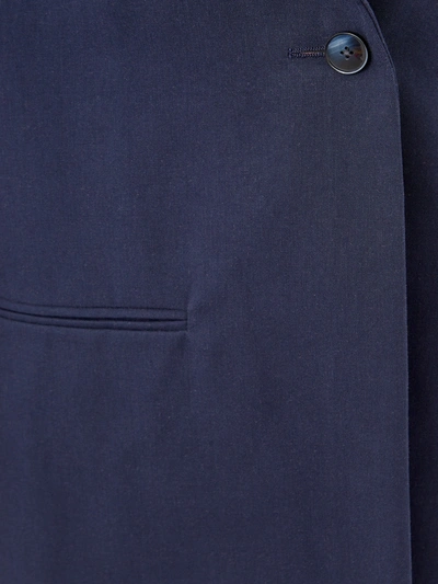 Shop Lardini Elegant Blue Cotton Trench Women's Jacket
