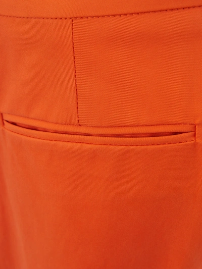 Shop Lardini Elegant Orange Cotton Women's Chinos
