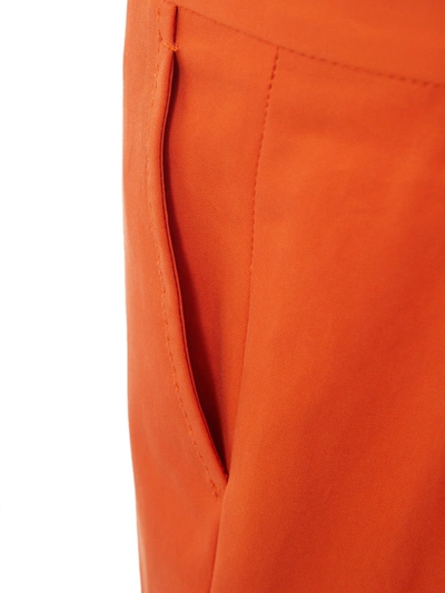 Shop Lardini Elegant Orange Cotton Women's Chinos