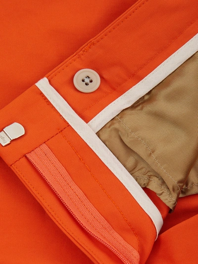 Shop Lardini Elegant Orange Cotton Women's Chinos