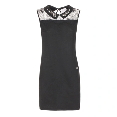 Shop Maison Espin Sleek Black Sleeveless Maxi Women's Dress