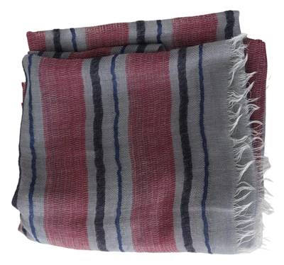 Shop Missoni Elegant Multicolor Striped Wool Men's Scarf