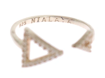 Shop Nialaya Elegant Silver Cz Crystal Ring - Womens Accessory