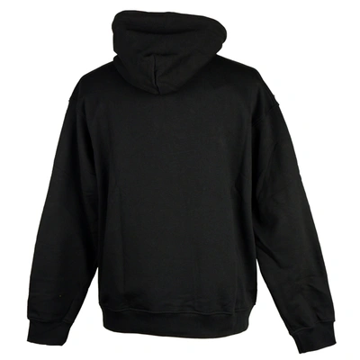 Shop Pharmacy Industry Sleek Black Cotton Hoodie With Logo Men's Print