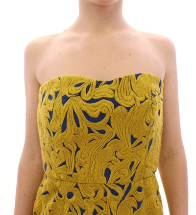 Shop Sachin & Babi Exquisite Strapless Summer Women's Dress In Yellow