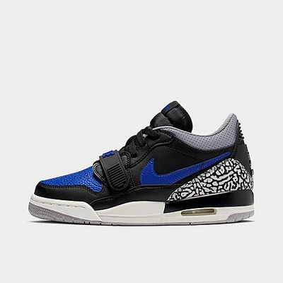 Shop Nike Jordan Boys' Big Kids' Jordan Legacy 312 Low Off-court Casual Shoes In Black/game Royal/white/cement Grey