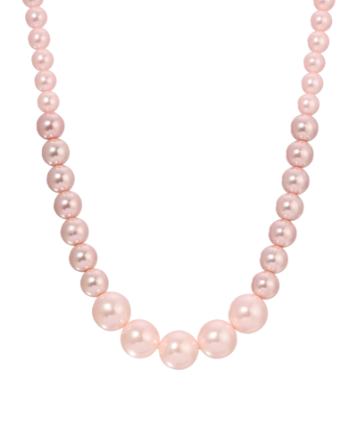Shop 2028 Imitation Pink Pearl Strand Necklace