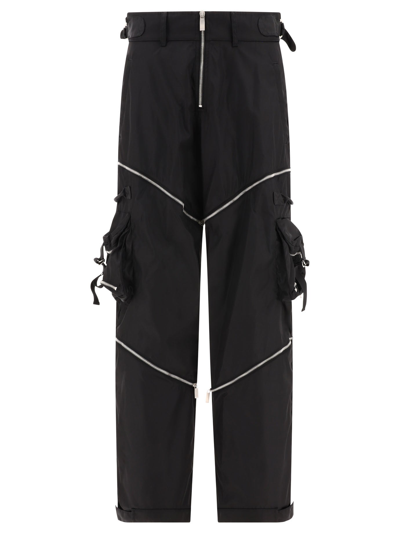 Shop Off-white Off White Zip Cargo Trousers
