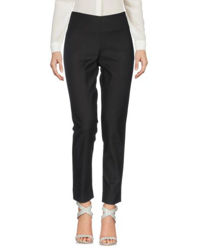 Shop Vdp Collection Woman Pants Black Size 8 Cotton, Polyamide, Elastane