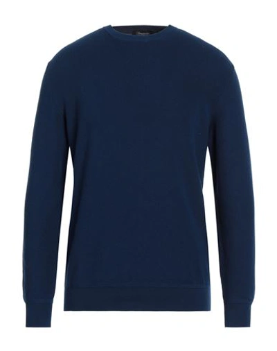 Shop Drumohr Man Sweater Blue Size 40 Cotton