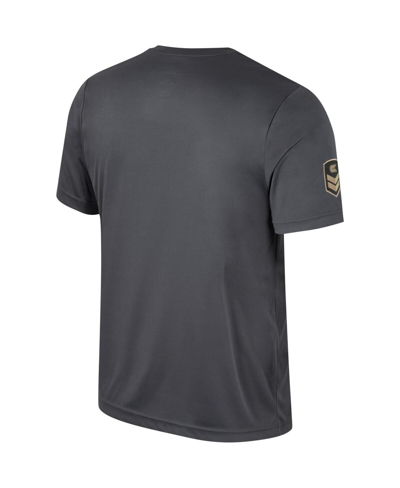 Colosseum Men's  Charcoal Notre Dame Fighting Irish Oht Military-inspired Appreciation T-shirt In Charcoal