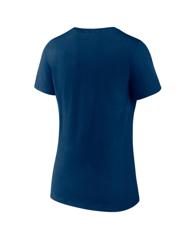 Fanatics Branded  Deep Sea Blue Seattle Kraken Authentic Pro V-neck T-shirt In Deep Sea Blue