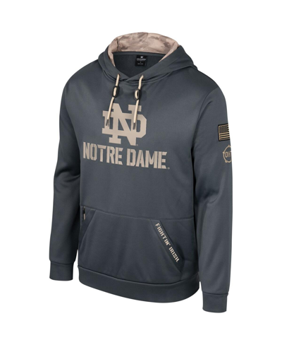 Colosseum Men's  Charcoal Florida State Seminoles Oht Military-inspired Appreciation Pullover Hoodie In Charcoal