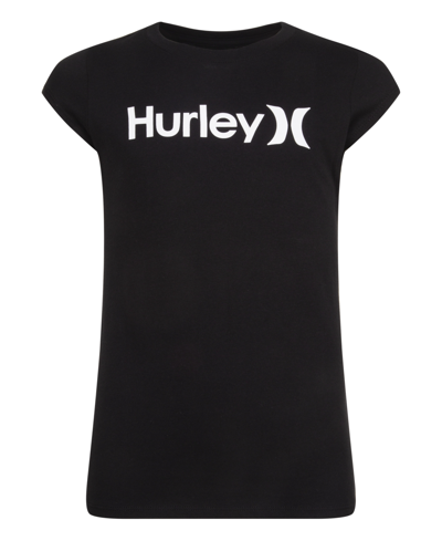 Shop Hurley Big Girls One And Only Short Sleeve T-shirt In Black