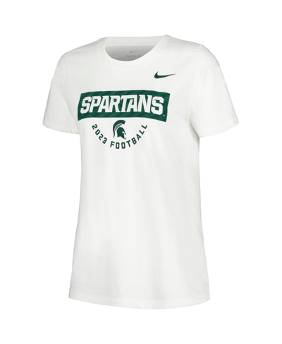 Shop Nike Women's  White Michigan State Spartans 2023 Fan T-shirt