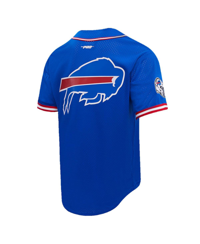 Pro Standard Josh Allen Royal Buffalo Bills Baseball Player Button-up Shirt In Royal