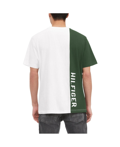 Shop Tommy Hilfiger Men's  White Green Bay Packers Zack T-shirt
