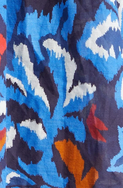 Shop Farm Rio Toucans Scarf Print Long Sleeve Top In Navy Blue