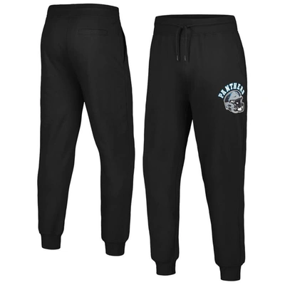 Shop G-iii Sports By Carl Banks Black Carolina Panthers Jogger Pants