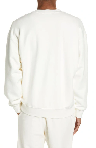 Shop Elwood Core Oversize Crewneck Sweatshirt In White