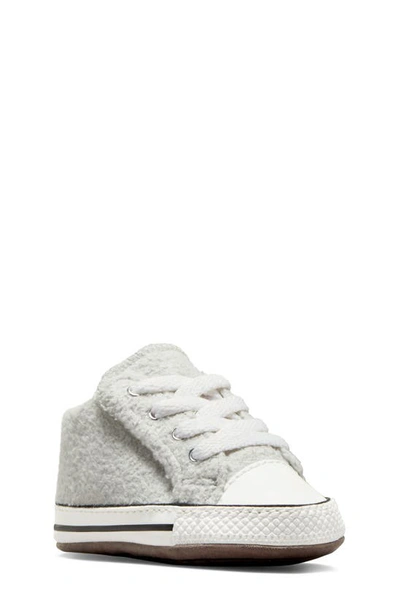 Shop Converse Chuck Taylor® All Star® Cribster Faux Shearling Crib Shoe In Beach Stone/ White/ Black