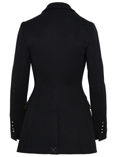 Shop Dolce & Gabbana Woman  Black Viscose Blazer