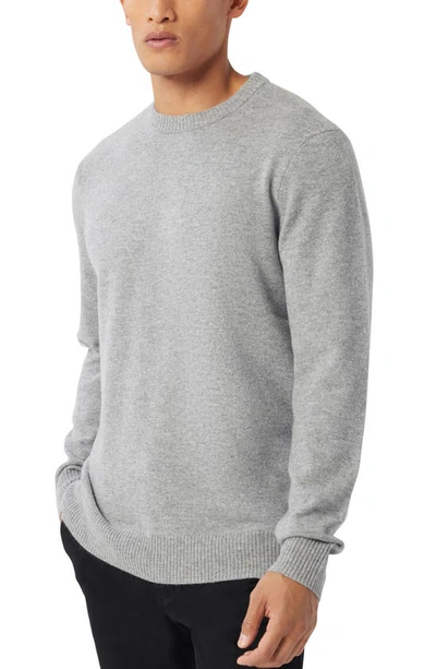 Shop Good Man Brand Cashmere Crewneck Sweater In Heather Grey