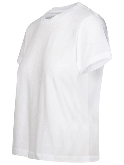 Shop Khaite Woman  White Cotton Emmylou T-shirt