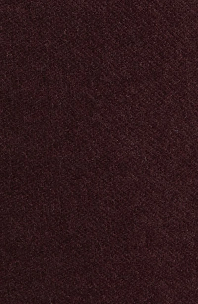 Shop Ag Farrah High Waist Crop Bootcut Velvet Pants In Pinot Noir