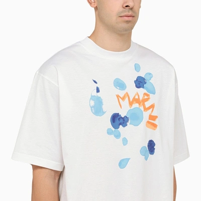 Shop Marni White T-shirt With Print Men
