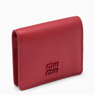 Shop Miu Miu Red Leather Wallet Women