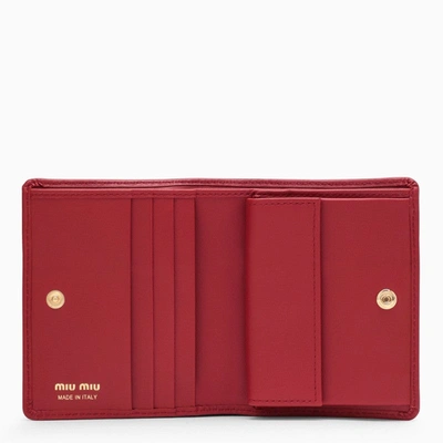 Shop Miu Miu Red Leather Wallet Women