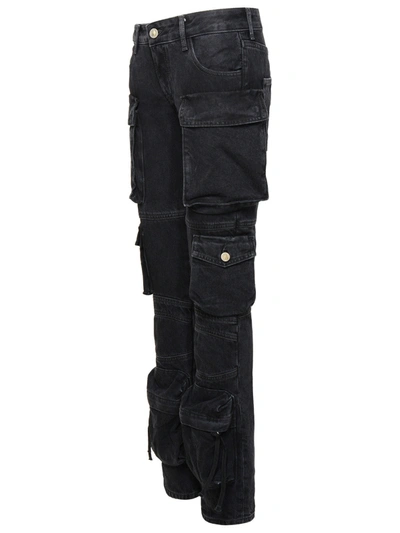 Shop Attico The  Woman The  'essie' Black Cotton Jeans