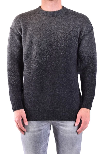 Isabel Benenato Degradé Crew-neck Jumper In Grey