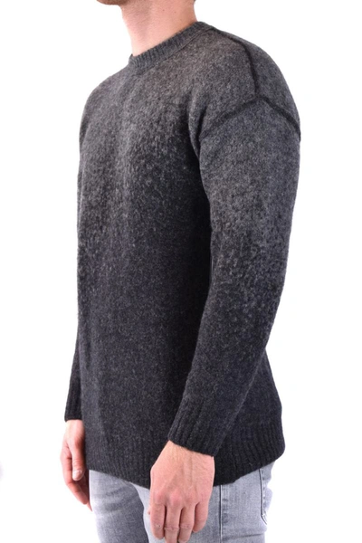 Isabel Benenato Degradé Crew-neck Jumper In Grey