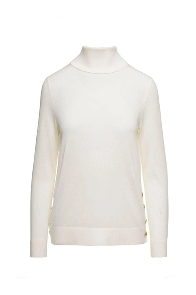 Shop Michael Kors Sweaters In Off White